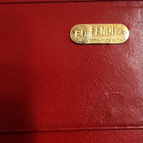 Authentic FENDI leopard pattern canvas leather bifold wallet - Picture 6 of 7